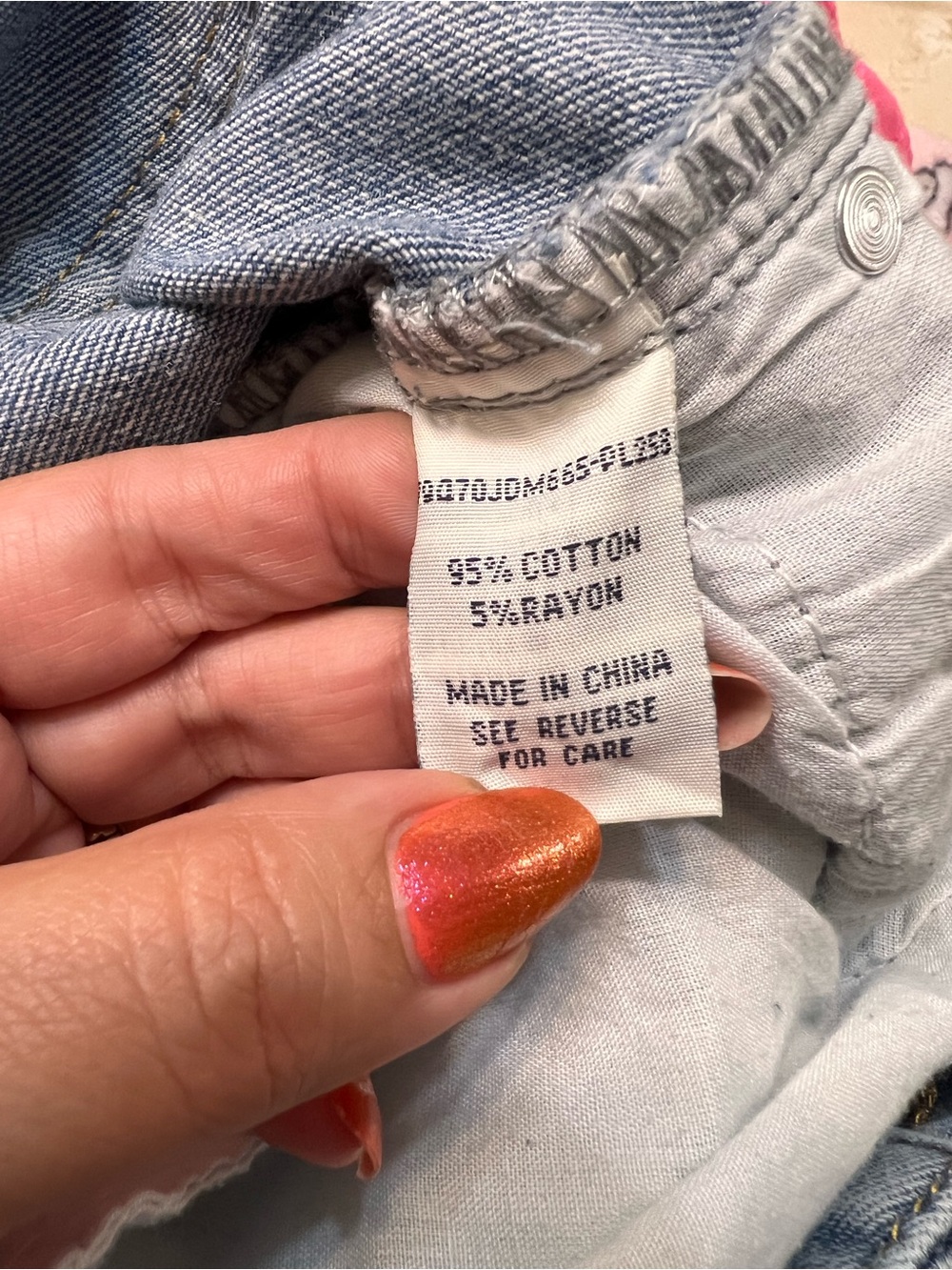 Sweethearts Los Angeles Flower Patchwork Light Wash Jeans Size 9/29 - Picture 11 of 12